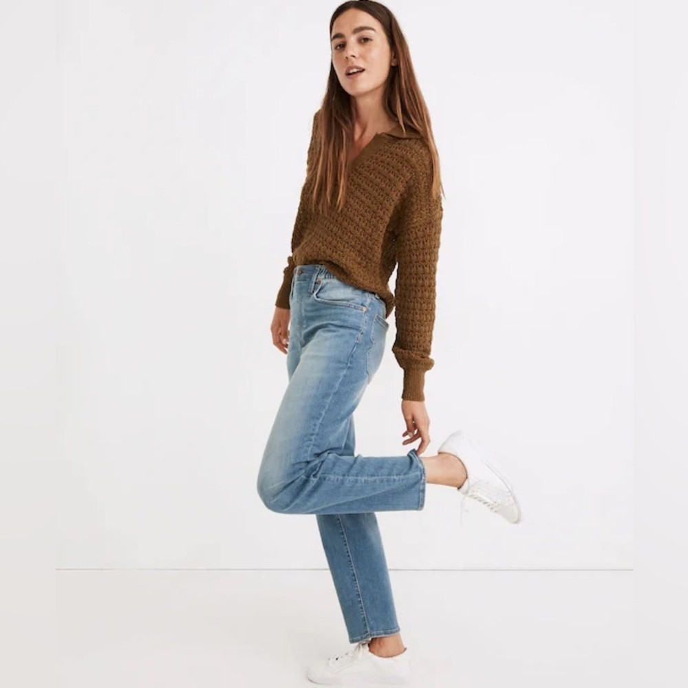 Madewell Pull on Jeans in Okeefe Wash Women’s Size 30 - Picture 2 of 16